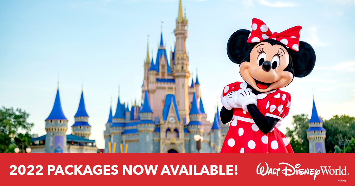 2022 Walt Disney World Resort Vacation Packages Now Available